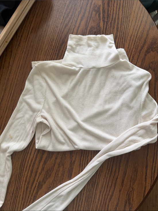 Urban Outfitters Tops - Cream color Ribbed Turtleneck